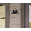 Westinghouse Lighting 6204400 Watts Creek Wall Lantern, Textured Black Finish on Steel(Textured Black with Dusk to Dawn Sensor)