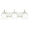 Westinghouse Lighting 6304800 Harwell Two-Light Indoor Flush Mount, Amber Bronze Finish with Frosted Glass Rubbed(Brushed Nickel)