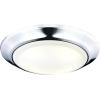 Westinghouse Lighting 6322600 Large LED Indoor/Outdoor Dimmable Surface Mount Wet Location, Chrome Finish with Frosted Lens,(Chrome)