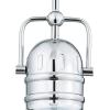 Westinghouse Lighting 6333900 Boswell Three-Light Indoor Chandelier, Brushed Nickel Finish with Prismatic Lens(White)