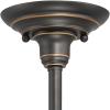 Westinghouse Lighting 6345000 Iron Hill Four-Light, Oil Rubbed Bronze Finish with Highlights Indoor Chandelier/Semi-Flush Ceiling Fixture, 4(Oil Rubbed Bronze with Highlights and White Interior)