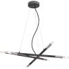 Westinghouse Lighting 6576600 Felix Six-Light LED Indoor Chandelier, Distressed Aluminum Finish with Brushed Nickel Accents