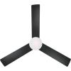 Westinghouse Lighting 74006A00 Modern Alta Vista Works with Alexa Smart WiFi Ceiling Fan with LED Light, Remote Control 52 Inch Matte Black Finish, Opal Frosted Glass, A Certified for Humans Device(Matte Black)