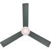 Westinghouse Lighting 74006A00 Modern Alta Vista Works with Alexa Smart WiFi Ceiling Fan with LED Light, Remote Control 52 Inch Matte Black Finish, Opal Frosted Glass, A Certified for Humans Device(Brushed Nickel)