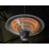 Westinghouse Outdoor Ceiling Patio Heater, Water Resistant, Adjustable Heat Output Up to 1500W, Auto Shut Off Overheat Protection, Hanging Infrared Heater for Patio Cover, Gazebo, Pergola, & More