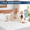 Westinghouse Queen Size Heated Mattress Pad, Bed Warmer Electric Mattress Cover with 10 Heat Settings Dual Controller, 1-12H Auto Shut Off, Fit Up to 17″ Deep Pocket, Machine Washable, 60×80 Inch(California King)