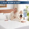 Westinghouse Queen Size Heated Mattress Pad, Bed Warmer Electric Mattress Cover with 10 Heat Settings Dual Controller, 1-12H Auto Shut Off, Fit Up to 17″ Deep Pocket, Machine Washable, 60×80 Inch(Queen)