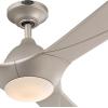Westinghouse Techno II 72-Inch Indoor DC Motor Ceiling Fan with Dimmable LED Light Kit, Black(Titanium)