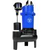 Westinghouse – Sewage Pump with Integrated Vertical Float Switch – 1/2 HP Up to 6,500 Gallons Per Hour – Heavy Duty Basement Sump Pump, 2″ NPT Discharge, Basement & Residential Sewage Applications