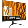 Westinghouse 22 Inch Computer Monitor, 100Hz, 1080p Full HD IPS Display, Adaptive Sync, Blue Light Protection, Home Office PC Screens with Built in Speakers, HDMI, VGA, for Work & Productivity(22 Inch)
