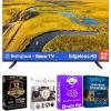 Westinghouse 43-Inch Edgeless Roku Smart TV – LED HD w/Wi-Fi Connectivity, Compatible w/Alexa Includes 2-Year Warranty (1-Year Manufacturer + 1-Year CPS Protection Plan) & Streaming Bundle