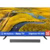 Westinghouse 4K 55 Inch TV and 2.0 Channel Soundbar
