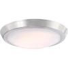 Westinghouse 6107300 11-Inch LED Indoor Flush Mount Ceiling Fixture, Brushed Nickel Finish with Frosted Acrylic Shade(Brushed Nickel)