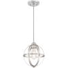 Westinghouse 6110700 Stella Mira Vintage One-Light Indoor Mini Pendant Light Antique Ash Finish, Brushed Nickel(Brushed Nickel)