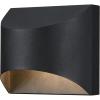 Westinghouse 6122800 Nardella Transitional One Light Dimmable LED Outdoor Wall Fixture, Textured Black Finish, Dark Sky Friendly
