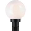 Westinghouse 6123000 Traditional One Light Post-Top Lantern, Black Finish, Opal Acrylic Globe