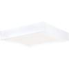 Westinghouse 6205000 8-7/8-Inch Square LED Indoor Flush Mount Ceiling Fixture, White Finish with Frosted Polycarbonate Panel