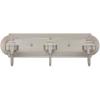 Westinghouse 6300800 Three, Brushed Nickel Finish 3 Light Wall Fixture