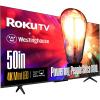 Westinghouse 65” Mini-LED 4K UHD Roku TV, Dolby Vision HDR, QLED Quantum Color, Local Dimming, MEMC Motion, Apple HomeKit & AirPlay 2(50 Inch)