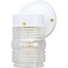 Westinghouse 6687800 Westinghouse #66878 White Jelly Jar Fixture, No Size