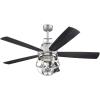 Westinghouse 7217100 Stella Mira 52-Inch Oil Rubbed Bronze Indoor Ceiling Fan, LED Light Kit, Remote Control Included(Brushed Nickel)