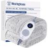 Westinghouse Electric Blanket Throw Size, Soft Plush Sherpa Heated Blanket with 6 Heating Levels & 2-10 Hours Auto-Off, Machine Washable, 50×60 inches, Rust(Grey)