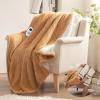 Westinghouse Electric Blanket with Foot Pocket for Adults, Ultra Soft Flannel to Sherpa Heated Throw with 6 Heating Levels & 2-10 Hours Time Settings, Fast Heating & Machine Washable, 50×62, Brown(Brown)