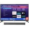 Westinghouse HD 24″ TV and 2.0 Channel Compact Mini Soundbar