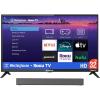 Westinghouse HD 32″ TV and 2.0 Channel Compact Mini Soundbar