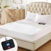 Westinghouse Heated Mattress Pad King, Comfortable Electric Mattress Pad with 10 Heating Settings & 1-12 Hours Auto Shut Off, Fit Up to 17″ Deep Pocket, King Size 78″x80″(King)