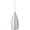 Westinghouse Lighting 6101300 Contemporary One-Light Adjustable Mini Pendant with Perforated Metal Shade, Brushed Nickel Finish(White)