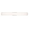 Westinghouse Lighting 6112200 Ashwin Transitional One-Light, 30 Watt Dimmable LED Indoor Wall Fixture with Color Temperature Selection, Brushed Nickel Finish, White Frosted Shade