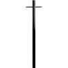 Westinghouse Lighting 6695500 Lantern Post with Ground Convenience Outlet and Dusk to Dawn Sensor, Black Finish on Steel