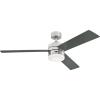 Westinghouse Lighting 74006A00 Modern Alta Vista Works with Alexa Smart WiFi Ceiling Fan with LED Light, Remote Control 52 Inch Matte Black Finish, Opal Frosted Glass, A Certified for Humans Device(Brushed Nickel)