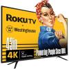 Westinghouse Roku TV – 50 Inch Smart TV, 4K UHD Television with Wi-Fi Connectivity and Mobile App, Flat Screen, Bluetooth, Compatible with Apple AirPlay, Alexa and Google Assistant(43 Inch)