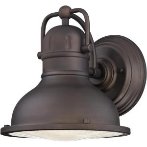 6204600 Orson One-Light Dimmable LED Outdoor Wall Fixture, Oil Rubbed Bronze Finish with Frosted Prismatic Lens(Oil-Rubbed Bronze)