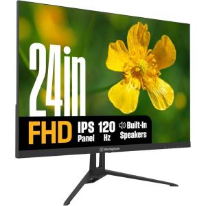 Westinghouse 22 Inch Computer Monitor, 100Hz, 1080p Full HD IPS Display, Adaptive Sync, Blue Light Protection, Home Office PC Screens with Built in Speakers, HDMI, VGA, for Work & Productivity(24 Inch)
