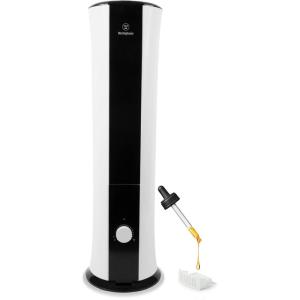 Westinghouse 28-inch Cool Mist Ultrasonic Tower Humidifier, 6L Top Fill Air Humidifier with Essential Oil Diffuser, Adjustable Mist Volume for Large Bedrooms