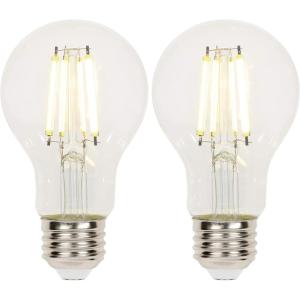 Westinghouse 5316500 6.5 Watt (60 Watt Equivalent) A19 Dimmable Clear Filament LED Light Bulb, Medium Base, Single(6.5w 2700k Clear)