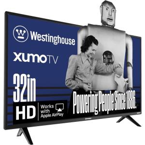 Westinghouse 55-inch Smart TV, 4K UHD Xumo TV w/ HDR10, Voice Remote, Dolby Vision, Dolby Atmos, Edgeless, Flat Screen LED Television w/Bluetooth, Apple AirPlay, Wi-Fi & Mobile Connectivity(32 Inch – HD)