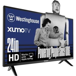 Westinghouse 55-inch Smart TV, 4K UHD Xumo TV w/ HDR10, Voice Remote, Dolby Vision, Dolby Atmos, Edgeless, Flat Screen LED Television w/Bluetooth, Apple AirPlay, Wi-Fi & Mobile Connectivity(24 Inch – HD)
