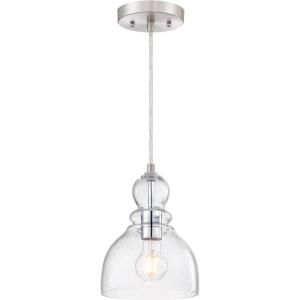 Westinghouse 6100800 Fiona Pendant, 1-Light, Oil Rubbed Bronze(Brushed Nickel)
