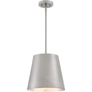 Westinghouse 6111600 Derose Transitional One-Light Indoor Pendant Light Brushed Nickel Finish(Brushed Nickel)