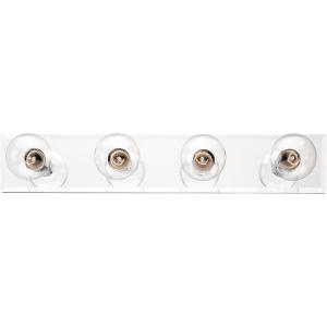 Westinghouse 6117500 Traditional Three-Light Indoor Vanity Light Fixture, Matte Black Finish, No Shades(Beveled Mirror)