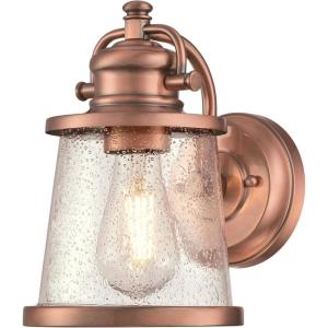 Westinghouse 6204000 Emma Jane One-Light Outdoor Wall Lantern, 1-Pack, Amber Bronze(White)