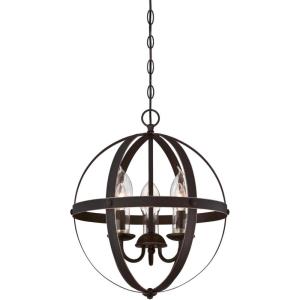 Westinghouse 6339000 Stella Mira Six-Light Outdoor Chandelier, Oil Rubbed Bronze(ORB 3 Light)