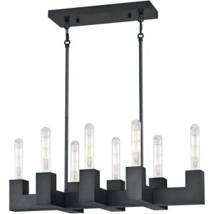 Westinghouse 6350300 Skybridge Eight-Light Dimmable LED Indoor Chandelier, Iron(8-Light Chandelier)