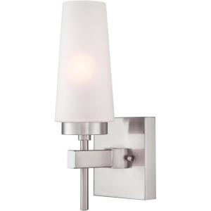 Westinghouse 6352700 Chaddsford Six-Light Indoor, Champagne Brass Finish with Frosted Glass Chandelier(Brushed Nickel)