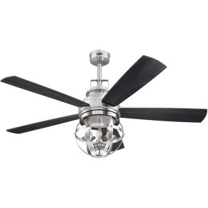 Westinghouse 7217100 Stella Mira 52-Inch Oil Rubbed Bronze Indoor Ceiling Fan, LED Light Kit, Remote Control Included(Brushed Nickel)