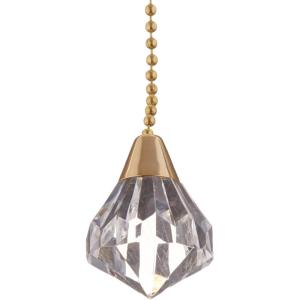 Westinghouse 7709300 Acrylic Diamond Pull Chain 1×1.5×12